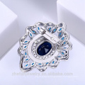 Oval Sapphire Brooch Costume Brooch Form China Supplier